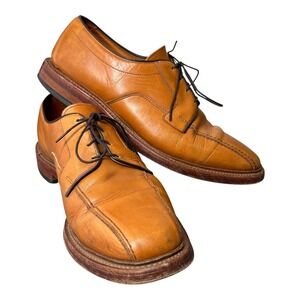 Allen Edmonds Hillcrest Brown Leather Lace Up Dress Shoes Oxfords Mens 11D USA